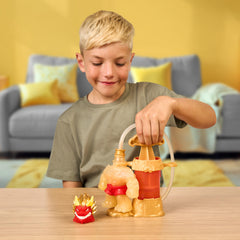 Heroes of Goo Jit Zu Blazagon skeleton core reveals internal structure for play.