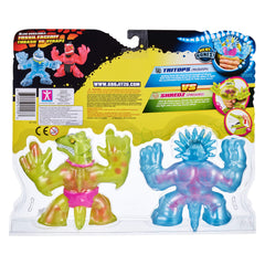Box art highlighting Tritops vs Shredz in prehistoric battle.