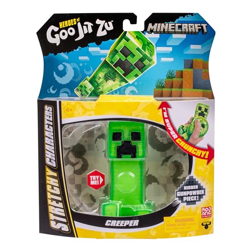 Creeper figure stretches up to three times its size for dynamic squish play
