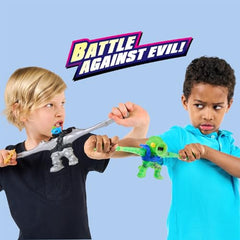 Heroes of Goo JIT Zu Pantaro exclusive golden mace adds battle appeal