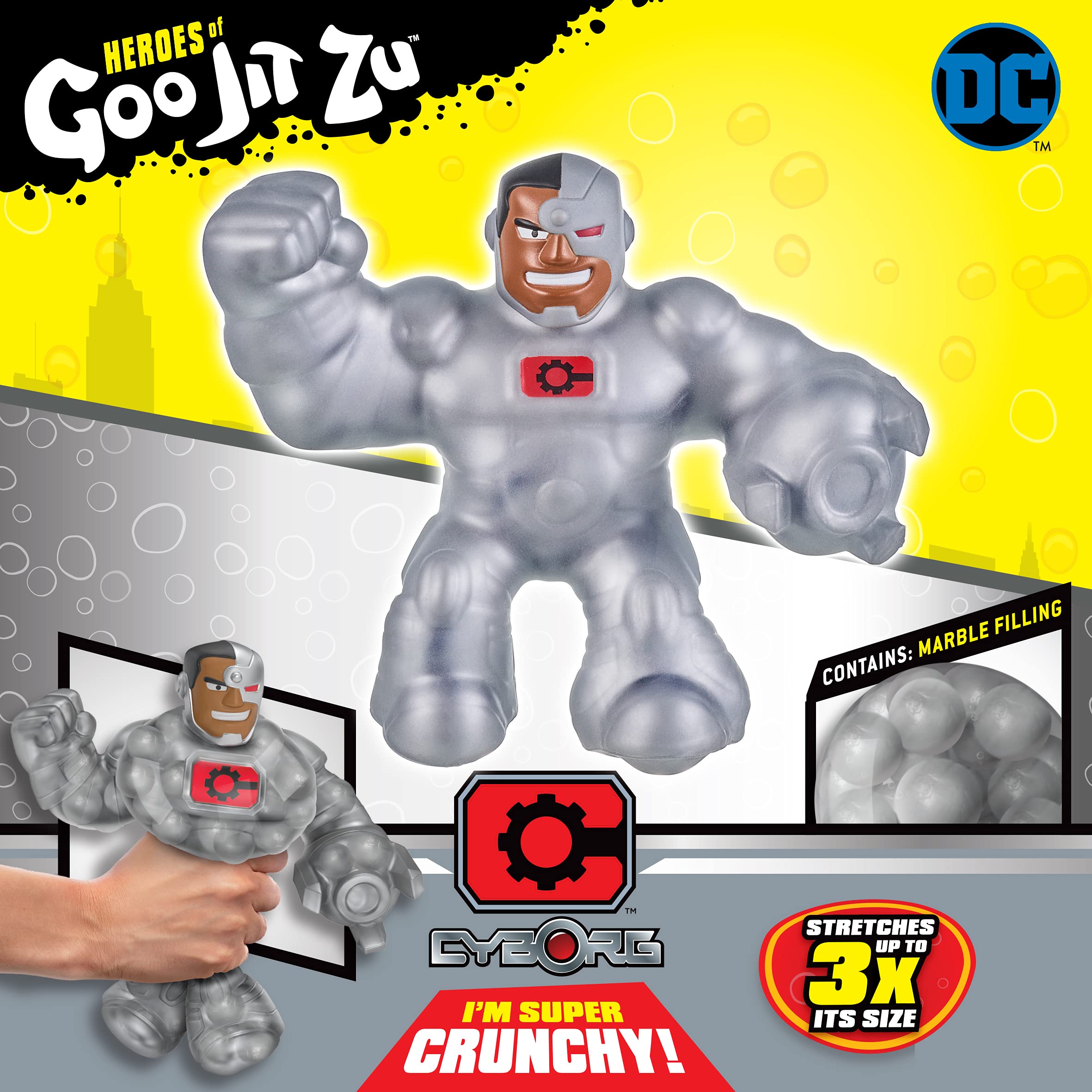 Goo filling texture close-up reveals varied textures for squeezing and storytelling
