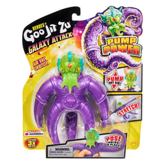 Heroes of Goo Jit Zu Orbitox pump-action figure captured in battle-ready stance