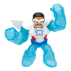 Heroes of Goo Jit Zu Glow Surge Sam Wilson full-view toy ready for glow-in-the-dark play