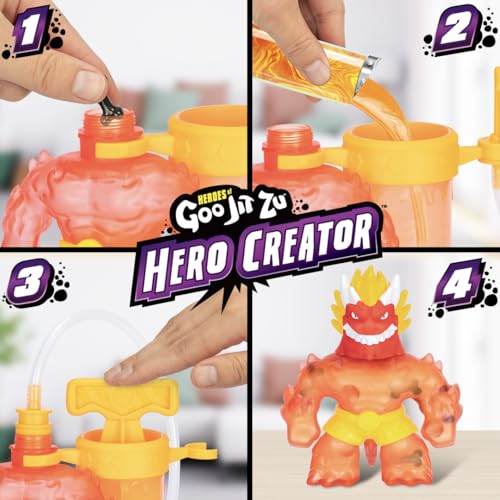 Goo pump action for easy filling and instant Blazagon transformation.