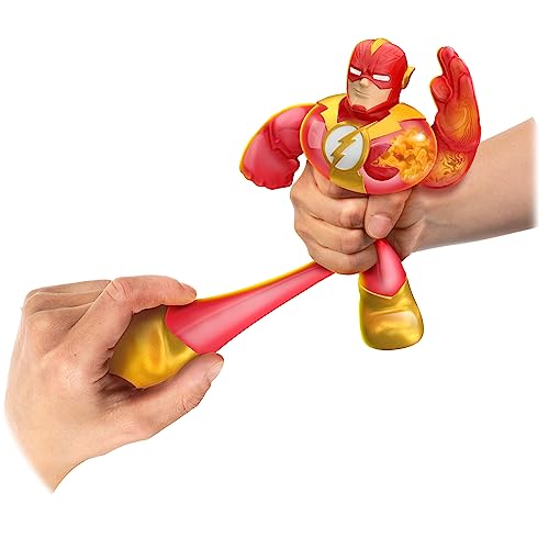 Gold Charge Flash goo-formation shows color change as kids squeeze, enhancing tactile, visual play.