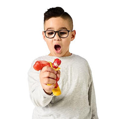 Heroes of Goo Jit Zu Gold Charge Flash stretches up to three times its size for dynamic action.