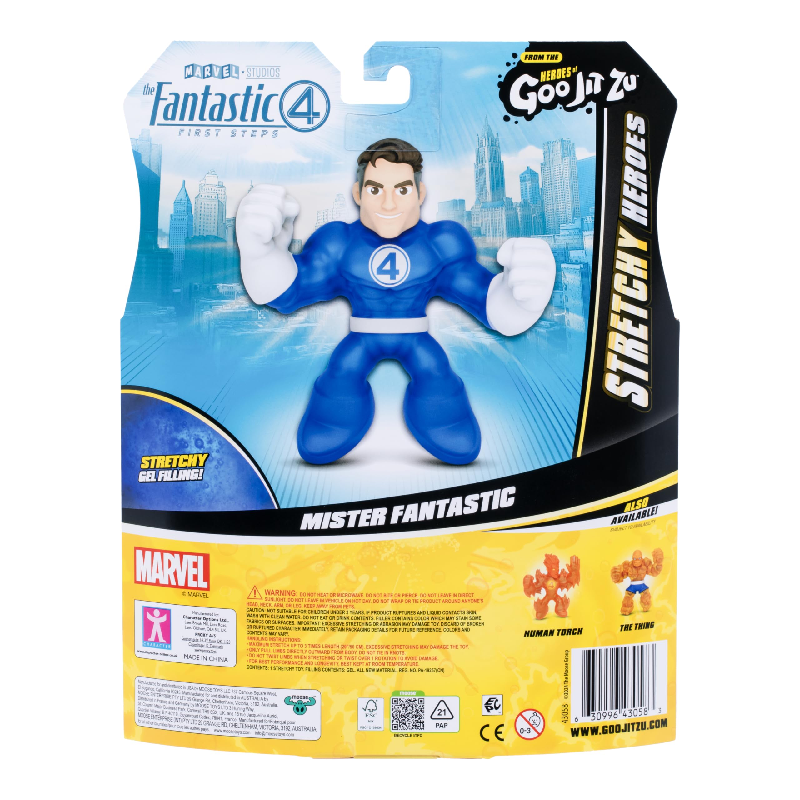 Heroes of Goo Jit Zu First Steps pack featuring three Marvel heroes for shared play