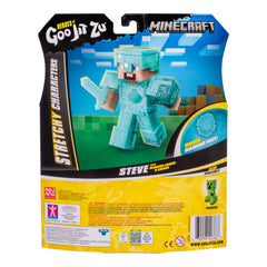 Goo Jit Zu Minecraft figure closeup showing squishy goop for mess-free play