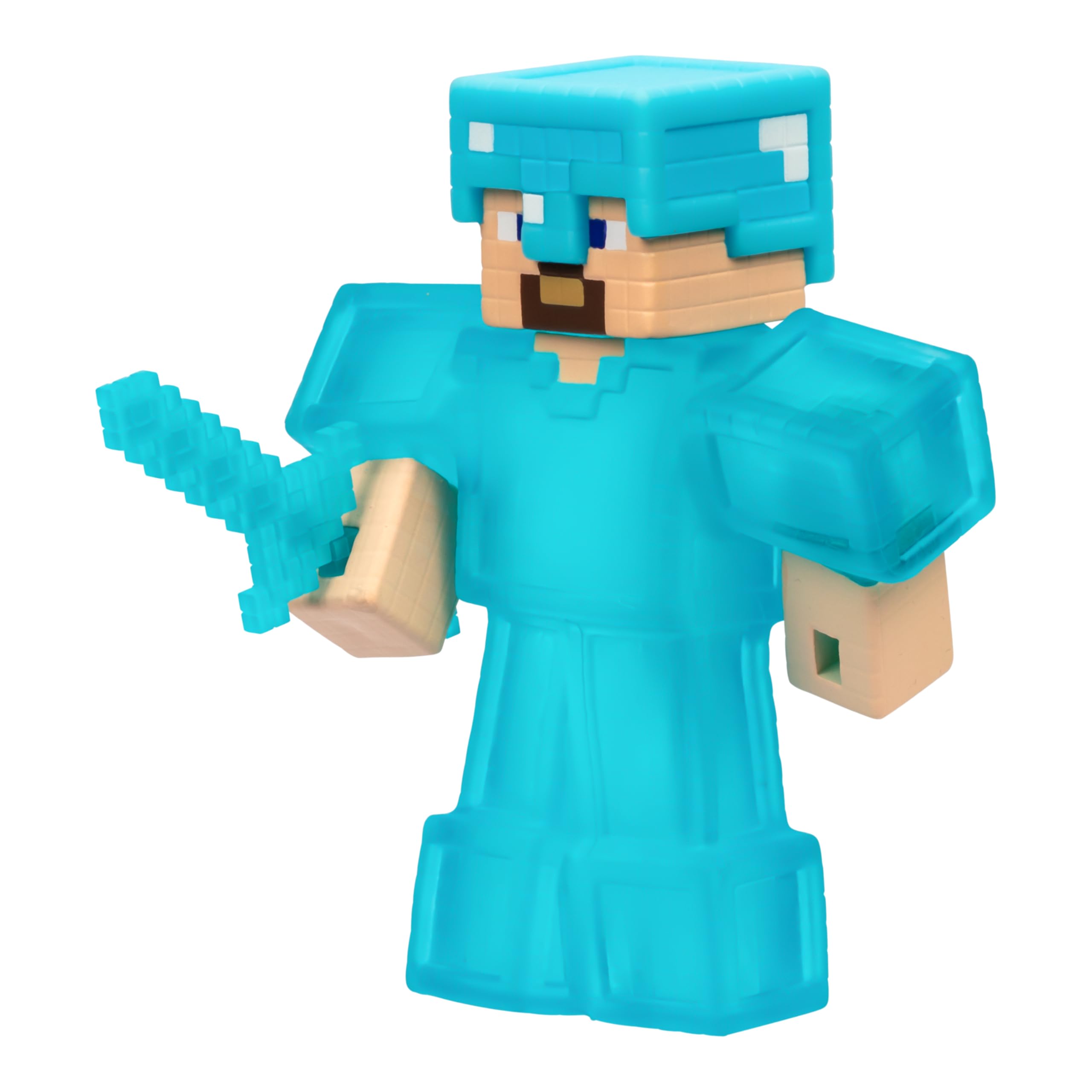 Flexible action-ready pose highlighting stretchable limbs for dynamic pretend play
