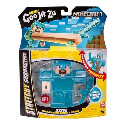 Steve stretches up to 3x size with Diamond Armor for satisfying squeezes