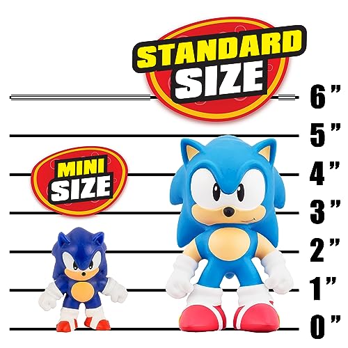 Heroes of Goo Jit Zu Minis Sonic Knuckles figure colorful pose and squishy surface.