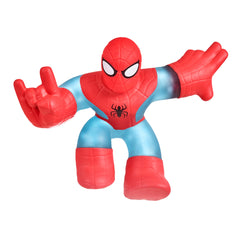 Heroes of Goo Jit Zu Radioactive Spider-Man front view shows a squishy, colorful hero ready for play