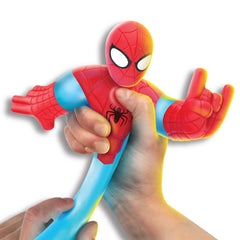Heroes of Goo Jit Zu Radioactive Spider-Man textured goo filling offers tactile squish and stretch