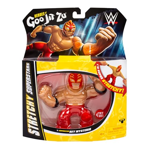 Rey Mysterio metallic gel filling close-up shows gooey texture for flexible posing.