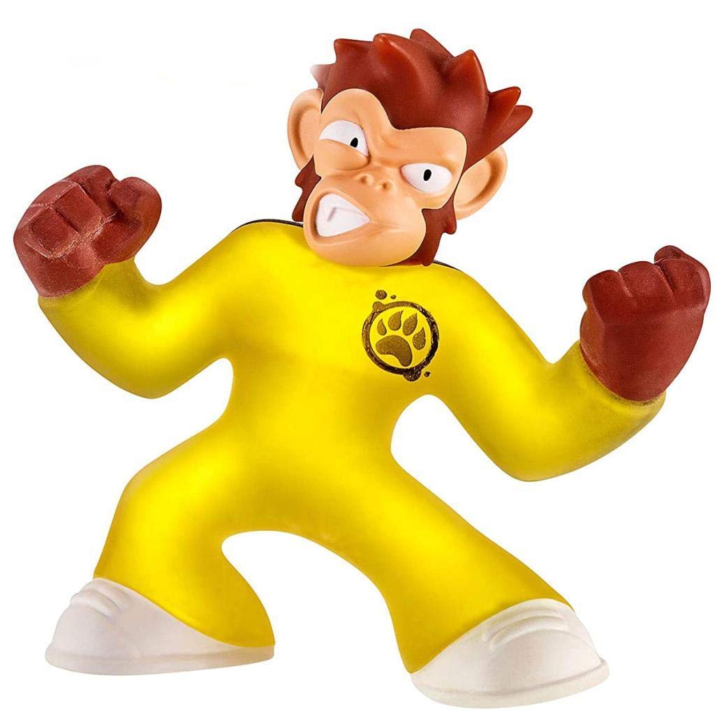 Heroes of Goo Jit Zu Simian stretchy monkey figure demonstrating elasticity for interactive play.