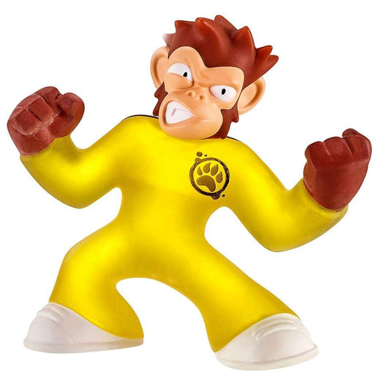 Heroes of Goo Jit Zu Simian stretchy monkey figure demonstrating elasticity for interactive play.