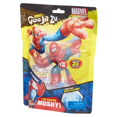 Heroes of Goo Jit Zu Spider-Man goo filling close-up for tactile play