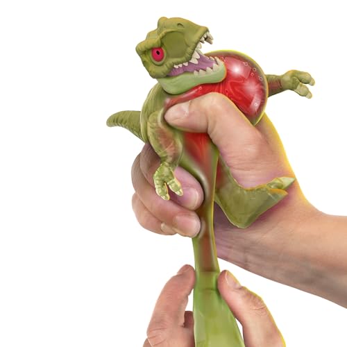 Heroes of Goo Jit Zu Tyrannosaurus Rex mutant dino filling offers tactile squish when squeezed