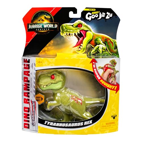 Heroes of Goo Jit Zu Velociraptor stretchy figure ready for quick action play