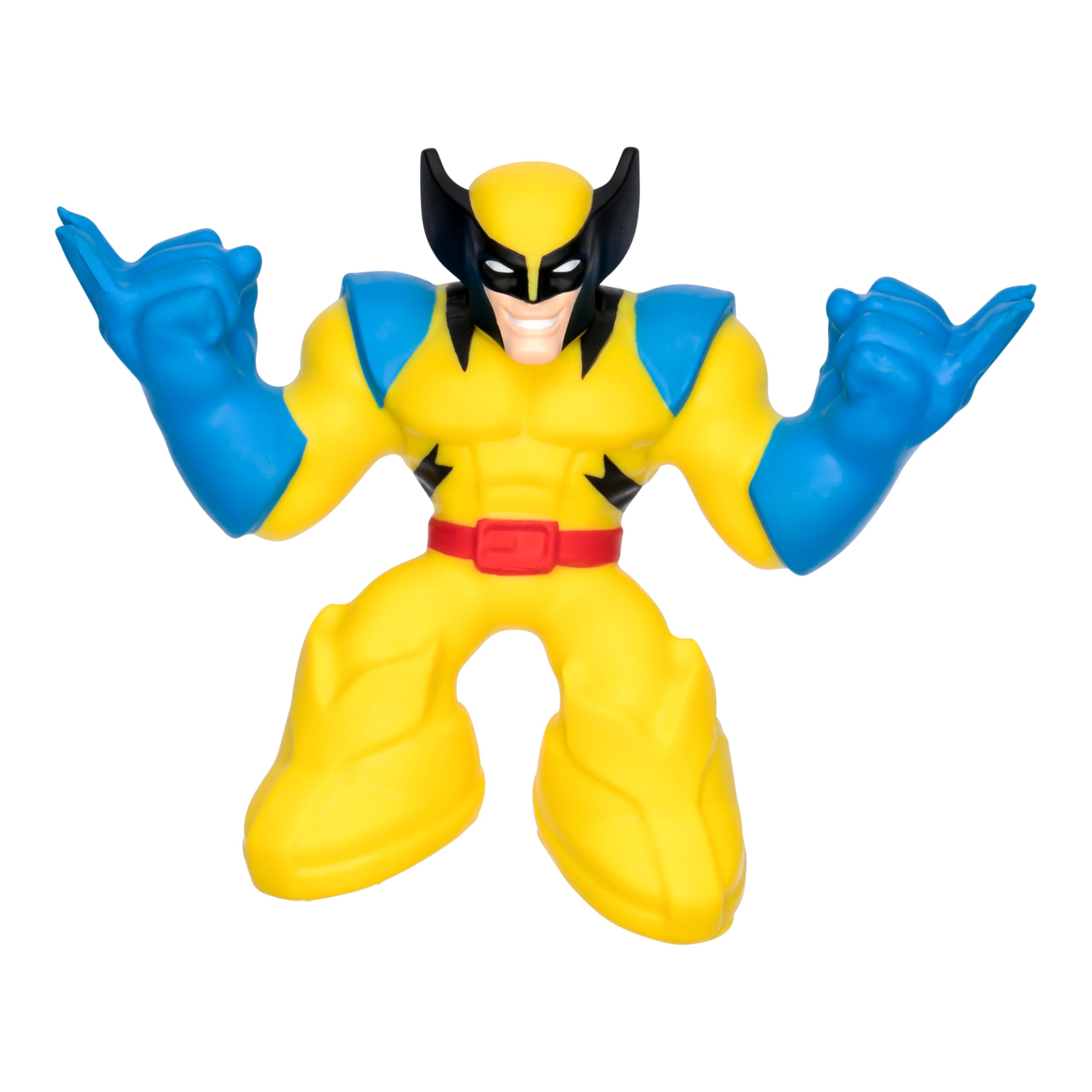 Heroes of Goo Jit Zu Wolverine Stretch figure ready for tactile play and squish.