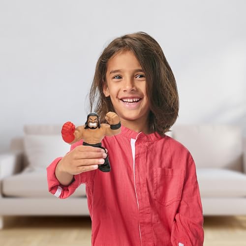 WWE Heroes of Goo Jit Zu figure in action, stretch up to three times its size for play.