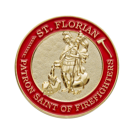 Hero's Valor coin reverse with protection prayer for family safety and support