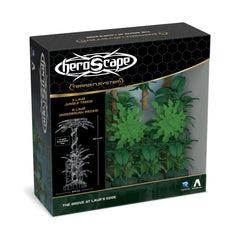 Heroscape Grove Laur's Edge trees offer lush jungle cover for immersive battles.