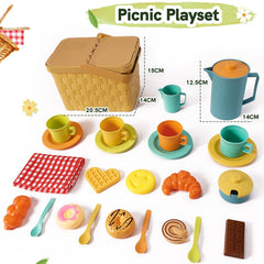 HERSITY dessert play food pieces for realistic, colorful pretend feasts.