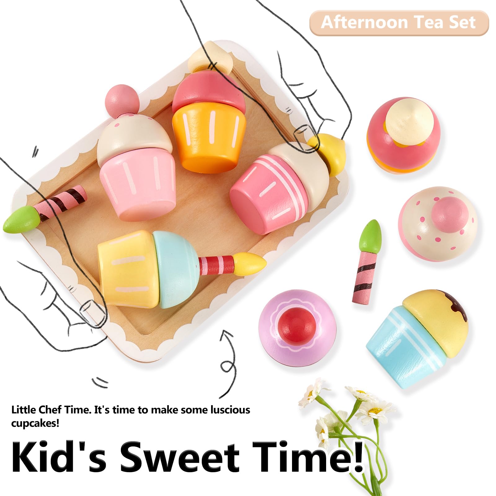 HERSITY toppings assortment inspires mix-and-match decorating fun.