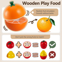 HERSITY wooden fruit strawberry image showing bright colors and early learning cues.