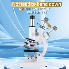 Herwicm shock-proof carry case protects the microscope on the go.