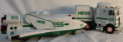 Hess 1999 truck-and-space-shuttle combo full view captures nostalgic set allure.