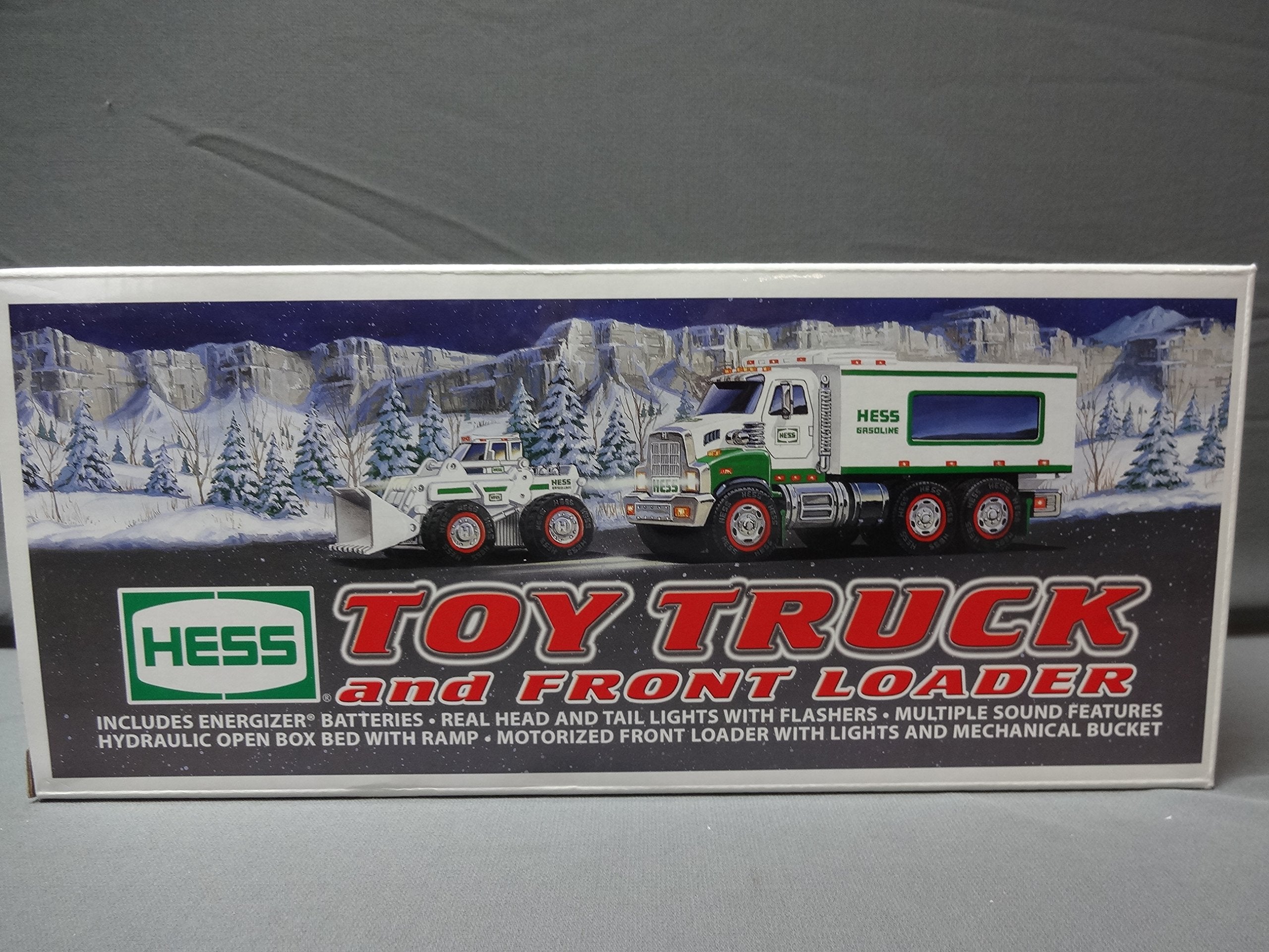 Hess 2008 front loader with working lights for engaging playtime and display