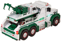 Hess 2019 Tow Truck Rescue Team includes a mini sport car ready for rescues.