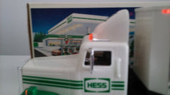 Hess holiday gift packaging ready to thrill vintage toy lovers.