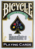 Hessler's Maiden Back four-color deck with distinct suit colors for quick identification