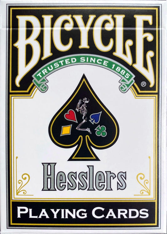 Hessler's Maiden Back four-color deck with distinct suit colors for quick identification