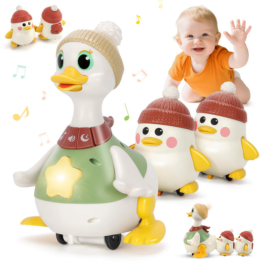 Hestiasko tummy time duck with mama, engaging baby during floor play.