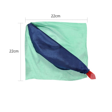 HESTYA change-color silk scarf pack display, four-color palette for tricks