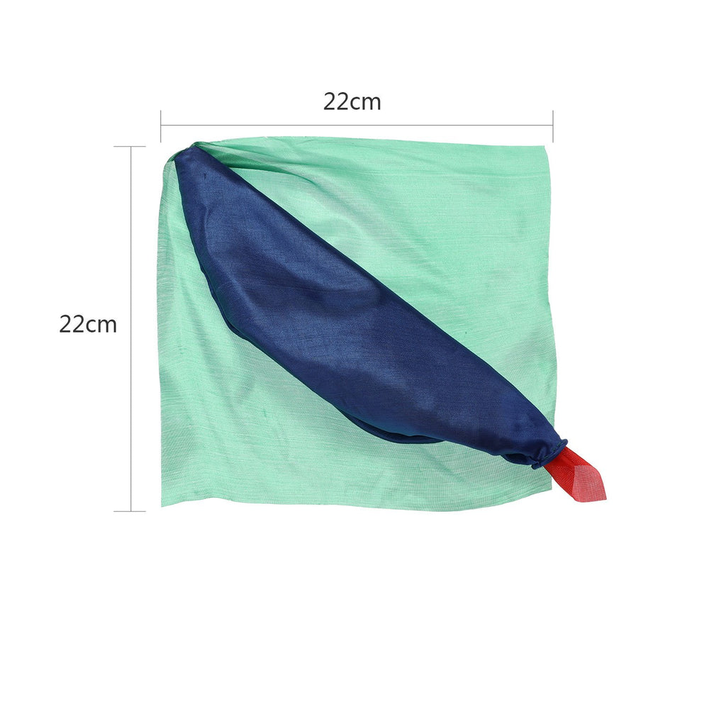 HESTYA change-color silk scarf pack display, four-color palette for tricks