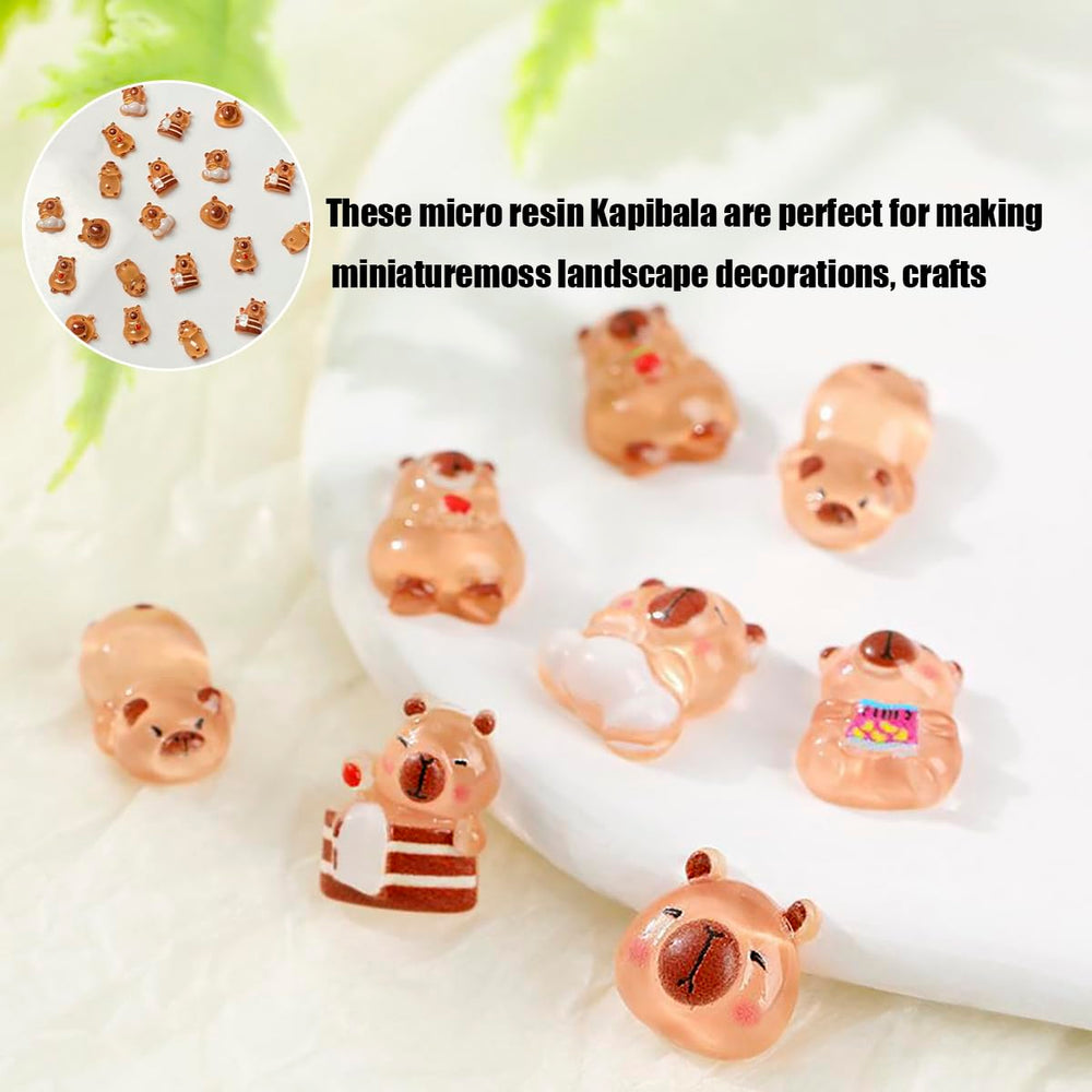 Durable resin maintains color in decorative displays.