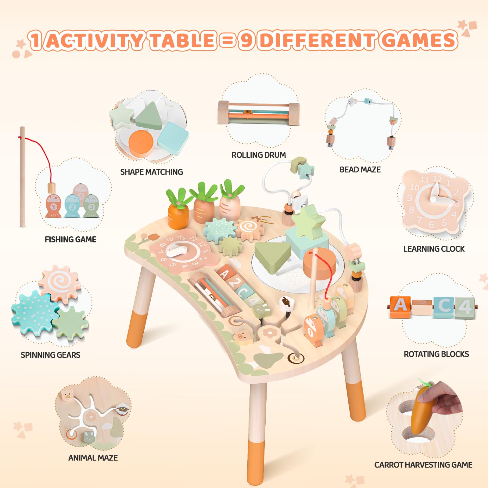 Hewaurorion magnetic fishing game for focus and problem-solving