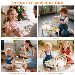 Hewaurorion shape sorter station to build visual discrimination