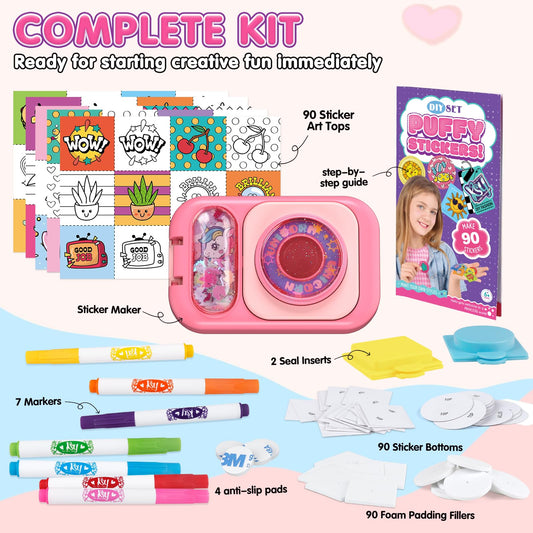 Hewaurorion sticker maker tools included for easy crafting with kids.