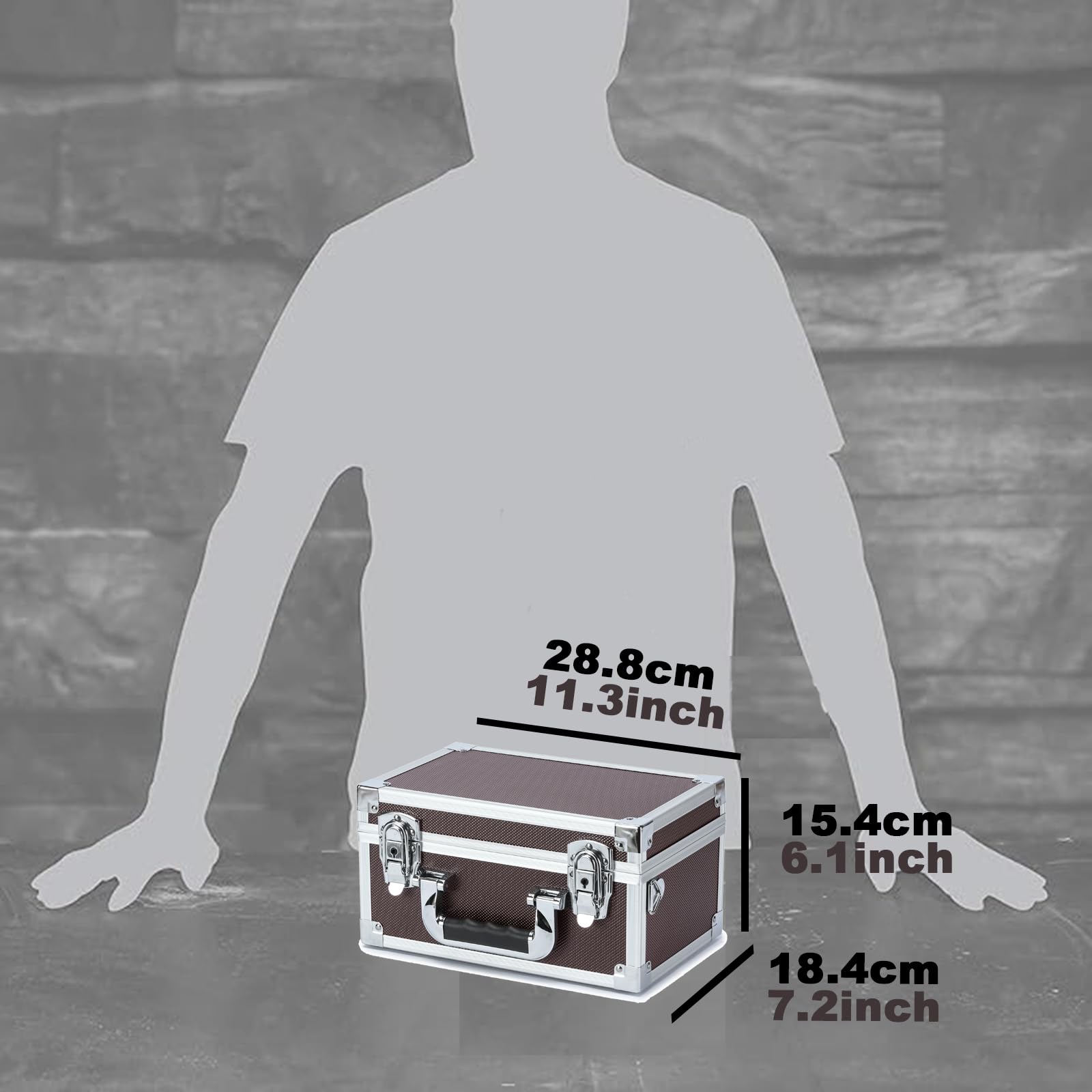 HEWEI WORKS card case locks and buckles secure during transport