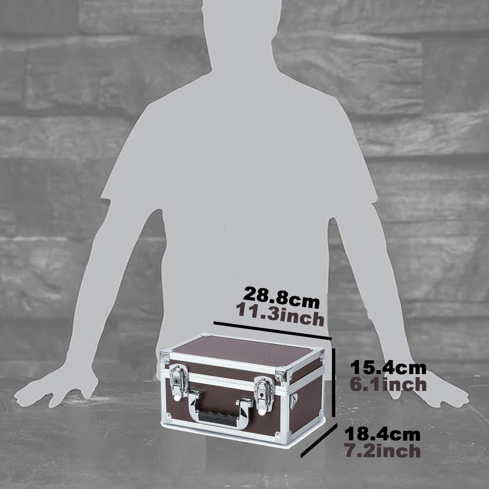 HEWEI WORKS card case locks and buckles secure during transport