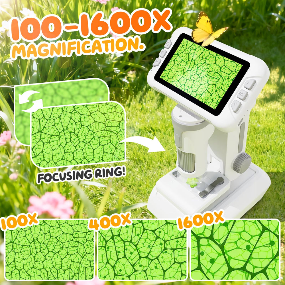 HEWEIMEI 4-inch screen with 1080P camera for clear live observation