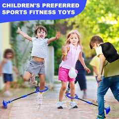 Hewog Skip Ball in motion with LED flash for active play.