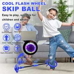 Hewog Skip Ball portable and foldable, easy to carry in a backpack.