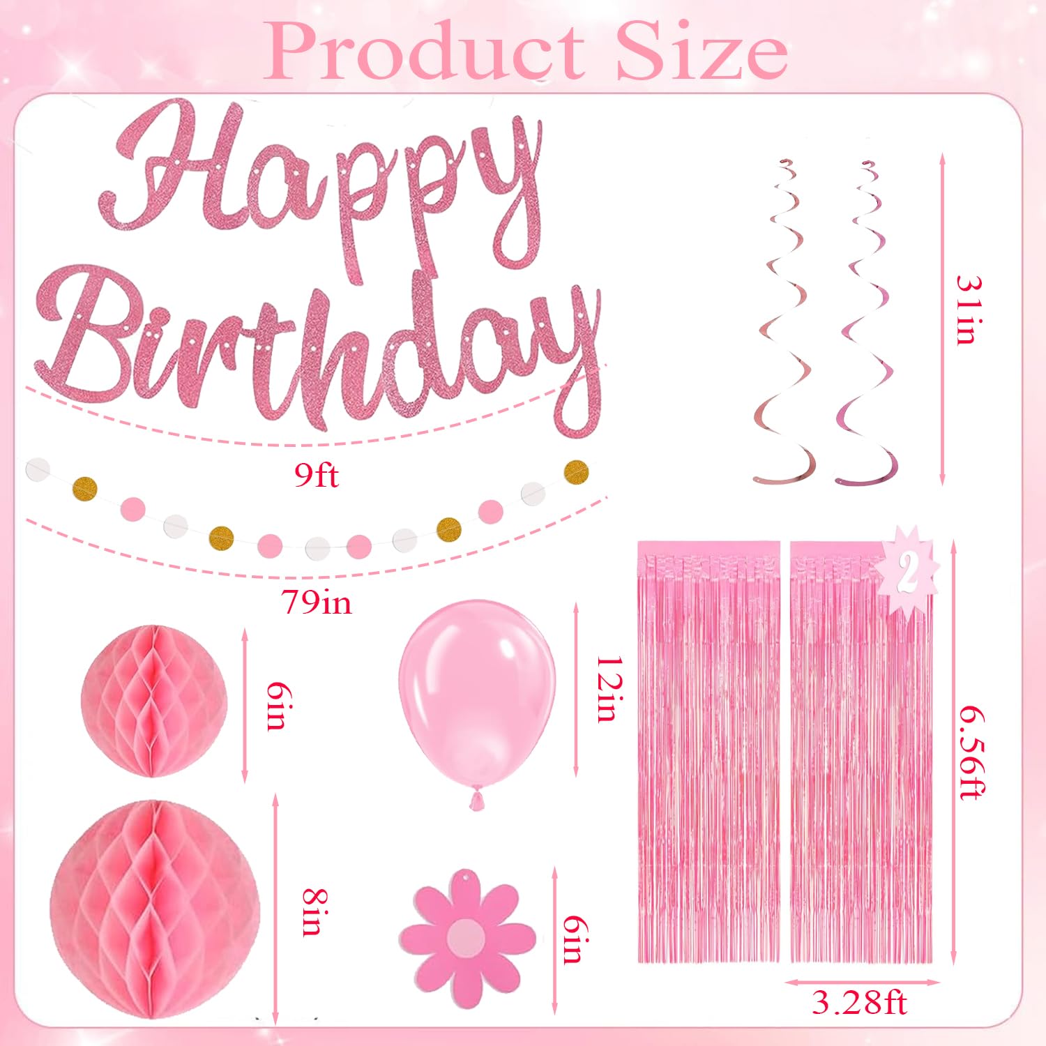 HEWUAUL pink balloons 24pcs brighten venues and frame joyful memories in photos.